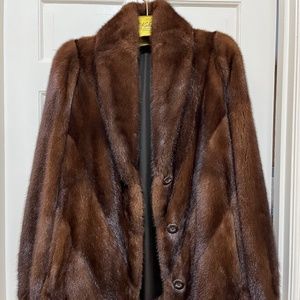 Unique reversible mink jacket